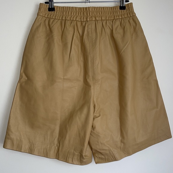 SEED | Leather Short in Fawn - Picture 10 of 10